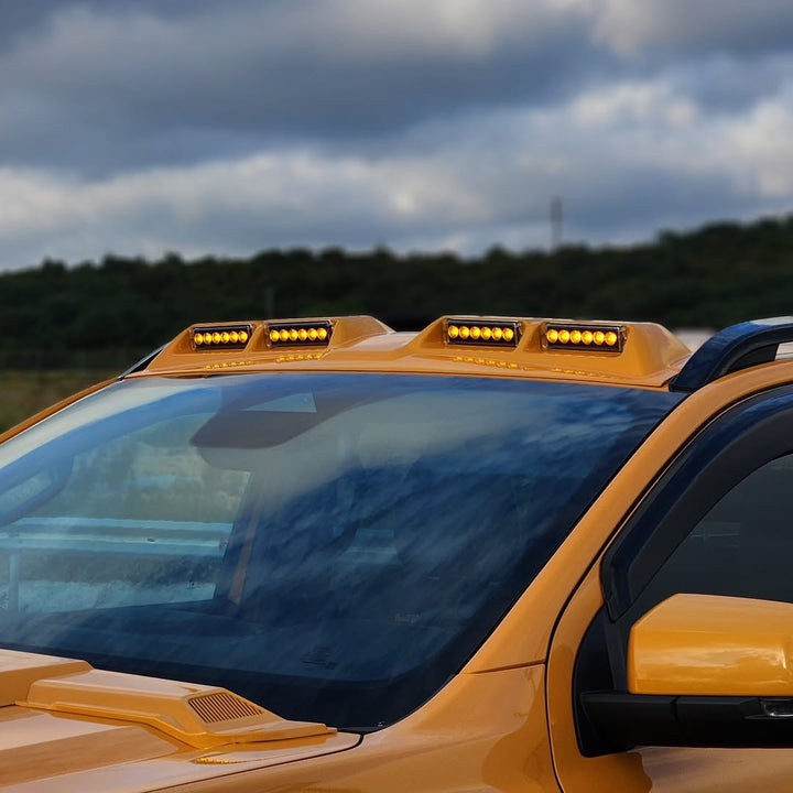 Ford Ranger Raptor GRNOX Roof LED Cover – Triple Amber LED Design