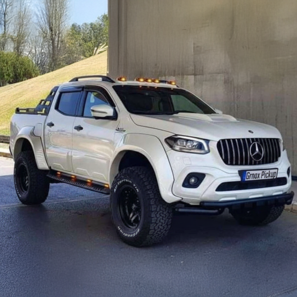 Mercedes X-Class AmberRoof LED Marker Light Kit – No-Drill Roof Cab Lights | GRNOX