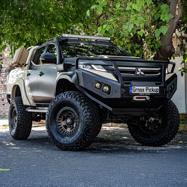 Mitsubishi L200 / Triton Tailgate Cover (2016+) – GRNOX X-Design Premium Rear Door Cover | No Drill, ABS Protection