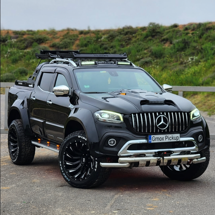 Mercedes X-Class with GRNOX StormHood LED Bonnet – No Drill Performance Upgrade