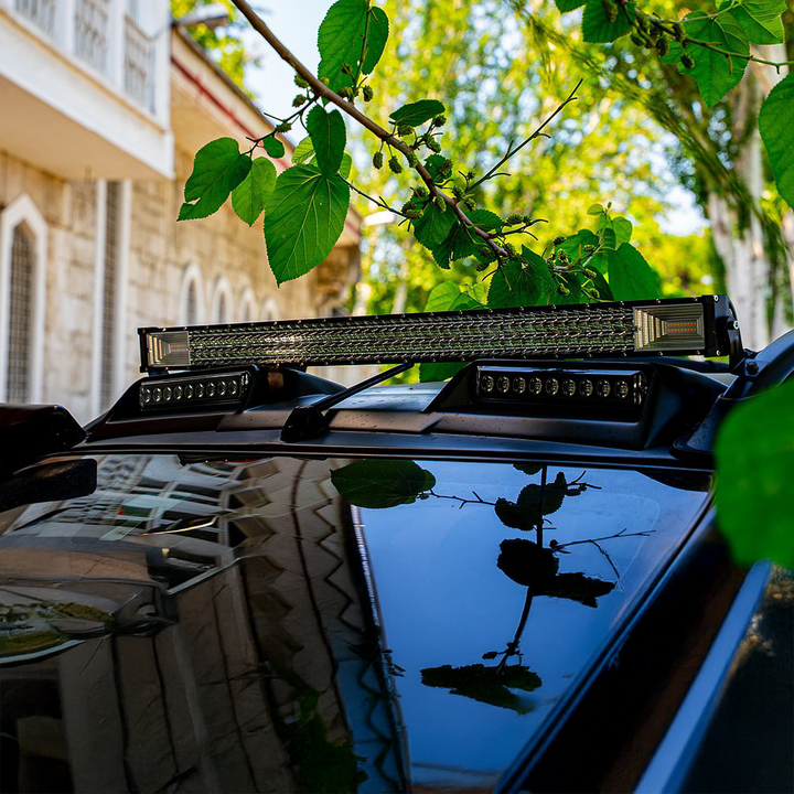 Mitsubishi L200 Roof LED Light Bar Cover by GRNOX – Dual Beam No Drill Offroad System