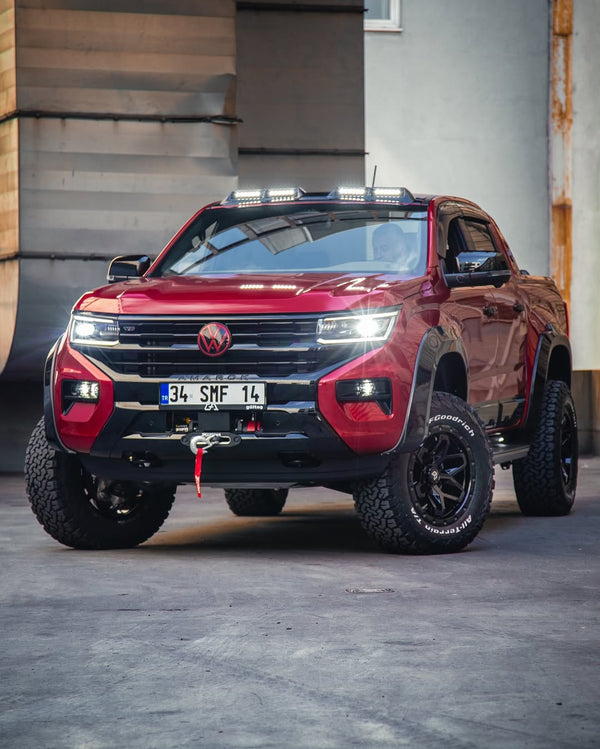 Roof LED Light Bar 4x4 VW Amarok – No Drilling, OEM Fit